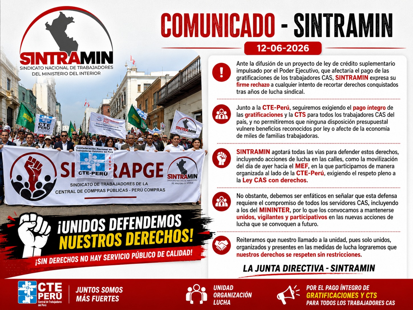 COMUNICADO - LEY CAS CON DERECHOS