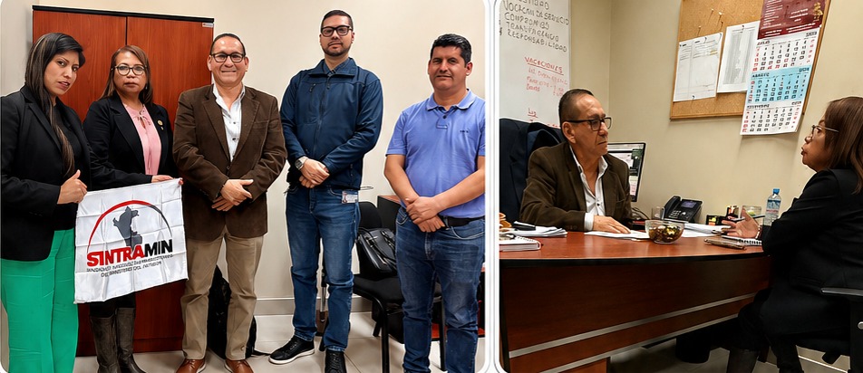 SINTRAMIN se reunió con presidente de Junta Liquidadora del FOSCECMI:
