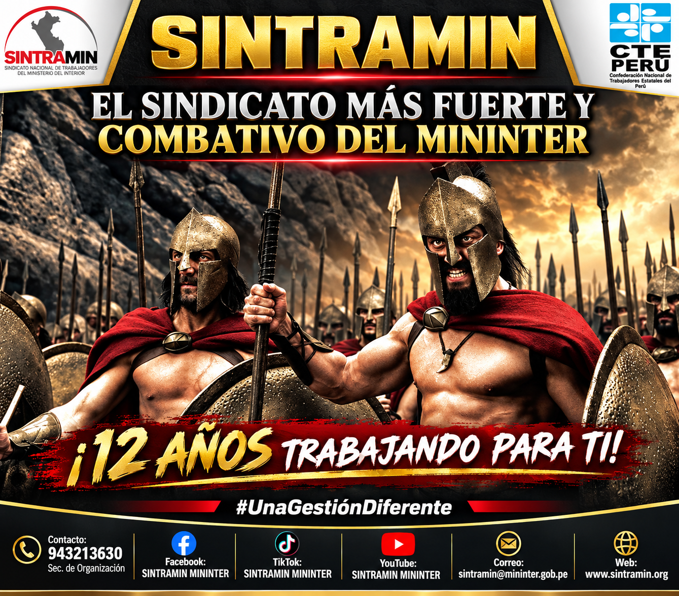 ¡SINTRAMIN: 12 AÑOS DE COMPROMISO CON LOS TRABAJADORES!